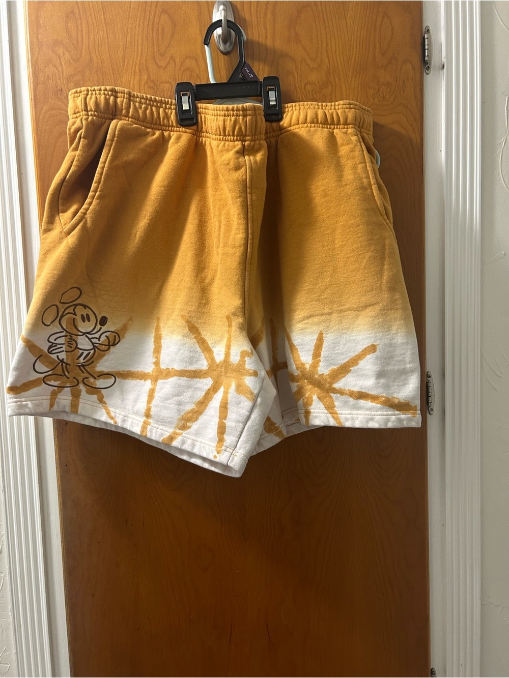 Disney Mickey Mouse Mustard Yellow Shorts